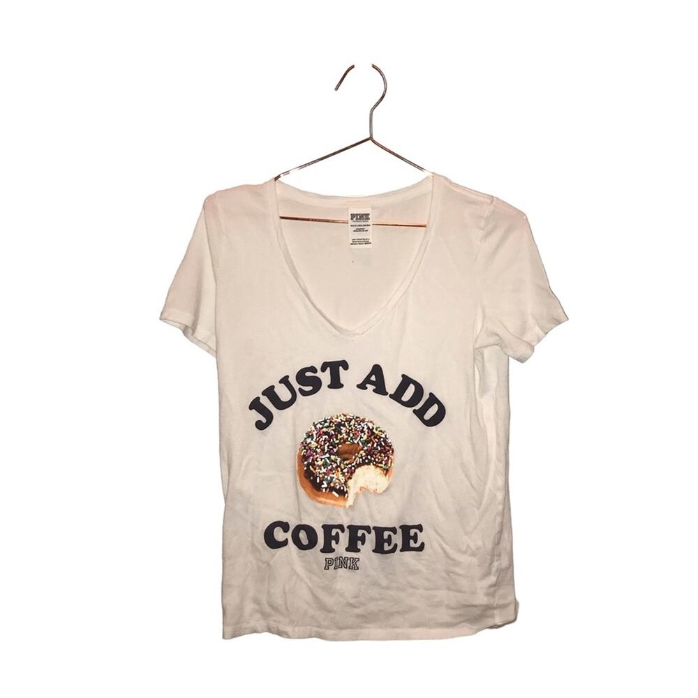 PINK Victoria secret v neck donut t shirt size XS
